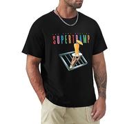 torr Supertramp The Very Best Crime of The Century White T-Shirt Size Black XL