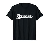 Torrance California Vintage Cursive US Nome Città Retro Maglietta