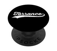 Torrance California Vintage Cursive US Nome Città Retro PopSockets PopGrip Adesivo
