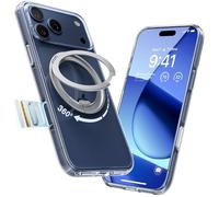 Torras 360° Ostand O3 Fitness per iPhone 17 Pro Max - Custodia flessibile con supporto magnetico, protezione militare, compatibile con MagSafe, custodia iPhone 17 Pro Max, custodia sottile con presa