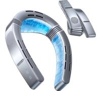 TORRAS CooliFY Cyber Fold AI Neck Air Conditioner, Ultimate Cooling Max Area di Raffreddamento Ventilatore per il collo, Regolabile Forte Vento Collo Cooler per Collo e Viso, Ricaricabile Portatile