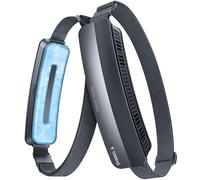 TORRAS Coolify Zone 3 - Ventola portatile da cintura con tecnologia di raffreddamento PCM, durata 15 ore e ricarica rapida, 0,3 kg, ultraleggera per lavoro all'aperto, campeggio, viaggi, nero, Small,
