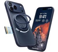 TORRAS Custodia Ostand O3 Fitness a 360° per iPhone 17 Pro Max - Supporto magnetico flessibile, protezione militare, compatibile con custodia MagSafe iPhone 17 Pro Max Case sottile e maneggevole