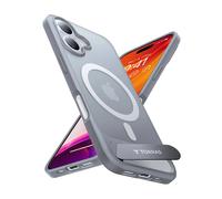Torras Pstand custodia per iPhone 16 Plus grigio titanio