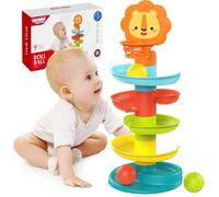 Torre a spirale colorata per bambini con palline di WOOPIE