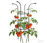 Torre a traliccio a ombrello, di supporto decorativo per piante, struttura per arrampicata da giardino stabile antiruggine, organizer verticale per la crescita della vite, 1,1 cm, per rose