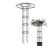 Torre a traliccio verticale da giardino, traliccio da giardino in metallo, torre per piante rampicanti, supporto per piante in vaso da interno di lunga durata per verdure decorative, fiori, vite