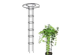 Torre a traliccio verticale da giardino, traliccio da giardino in metallo, torre per piante rampicanti, supporto per piante in vaso da interno di lunga durata per verdure decorative, fiori, vite