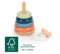 Torre ad anelli artica in legno FSC small foot