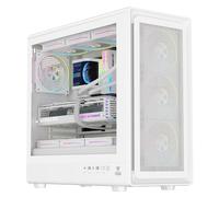 Torre ATX Itek MESHCORE 36W Big Tower Gaming RGB Vetro Temperato Bianco