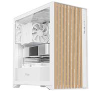 Torre ATX ITEK WOODY Bianca Vetro Temperato USB-C Gaming Legno