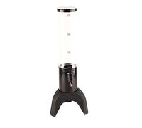 Torre della Birra, Dispenser per Bevande Trasparente a Tre Gambe da 1,5 Litri con Rubinetto Dispenser per Torre della Birra Multifunzionale per Casa, Feste, Accessori da Bar