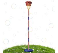 Torre delle Bolle | Torre Regolabile Automatica Ricaricabile USB Con Luce Musicale,Macchina Per Bolle Da Esterno,Per Feste Giardino Estate Compleanno Spiaggia Piscina Matrimonio Campeggio