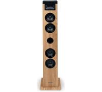 Torre di altoparlanti - THOMSON - Nero/Legno - Bluetooth/CD/USB/SD, 60W, Radio FM, Telecomando, Alimentazione 230V - Nouvo