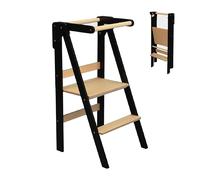 Torre di Apprendimento in Legno - Torre Montessoriana per Bambini - 2 Altezze Regolabili