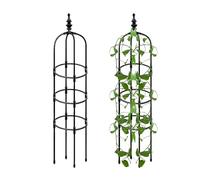 Torre di arrampicata da giardino - Telaio di supporto a vite in metallo per fioriere e vasi | Trellis Outdoor Obelisk Struttura Patio Flower Gage Stand con Costruzione Leggera