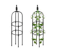 Torre di arrampicata da giardino - Telaio di supporto a vite in metallo per fioriere e vasi | Trellis Outdoor Obelisk Struttura Patio Flower Gage Stand con Costruzione Leggera