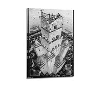 Torre di Babele di M.C. Escher, poster da parete con stampe artistiche da parete, decorazione per la casa, 40 x 60 cm