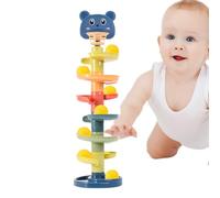 Torre di Caduta a Sfera - Ball Drop e Roll Tower Toy | Torre Apprendimento e Sviluppo | Giocattolo Educativo per Bambini in Età Prescolare, Sviluppo Motorio