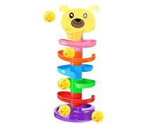 Torre di caduta della palla, giocattoli della rampa della palla | Simpatico giocattolo a 6 strati impilabile con palline rotolanti - Forniture per lo sviluppo precoce portatili e staccabili, giochi di