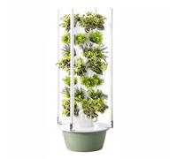 Torre Di Coltivazione Idroponica A Strati/LED E Timer, Torre Verticale Da Giardino For Interni For Erbe Aromatiche, Verdure, Kit Di Coltivazione Senza Suolo Con Pompa, Estetica Salvaspazio(7-Layer)
