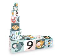 Torre di cubi con Illustrazioni di Michelle Carlslund