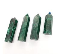 Torre di malachite Pietra naturale e gemme di cristallo Bacchetta Point Room Decor Ottima scelta for la decorazione domestica decorazione della stanza (Size : 70-100g)