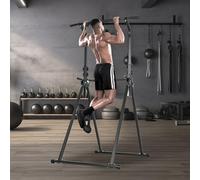 Torre di Potere Pieghevole Dip Station Pull Up Bar Fitness Design Triangolare Pullup Dip Station Rack Attrezzatura di Formazione per Casa Palestra