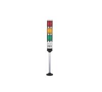 Torre di segnalazione da 56 mm con luce continua e suono con cicalino a 5 strati (YWJD-56L/DZ/5/RYGBW/24V)