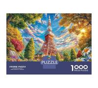 Torre di Tokyo Puzzle 1000 Pezzi, Jigsaw Puzzle Ad Alta Difficoltà Regali Per Adulti E Adolescenti, Home Giochi 38x26cm/1000pcs