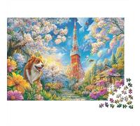Torre di Tokyo Puzzle 1000 Pezzi, Jigsaw Puzzle Per Adulti E Ragazzi Dai 14 Anni in Su, Gioco Di Puzzle 52x38cm/1000pcs