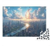 Torre di Tokyo Puzzle Impossible 1000 Pezzi Giappone Decorazione Per La Casa. Giochi Rilassamento E Intelligence Per Adulti E Ragazzi Da 14 Anni 1000pcs (75x50cm)
