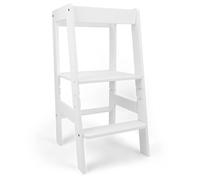 509 Crew Explorer - Torre di apprendimento per bambini, piattaforma regolabile in altezza, colore: Bianco