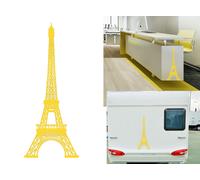 Torre Eiffel, Adesivo In Vinile Tagliato