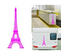 Torre Eiffel, Adesivo In Vinile Tagliato