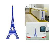 Torre Eiffel, Adesivo In Vinile Tagliato