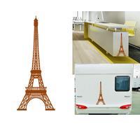 Torre Eiffel, Adesivo In Vinile Tagliato