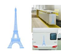 Torre Eiffel, Adesivo In Vinile Tagliato