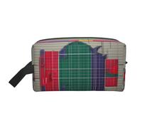 Torre Eiffel con ombrello rosso stampa borsa - borsa da viaggio per cosmetici, kit dopp, organizer per articoli da toeletta, borsa portatile con cerniera, Matematica scolastica, taglia unica