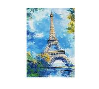 Torre Eiffel Dipinta da Bellezza bandierine all'aperto porta pasquale banner per la decorazione esterna 28x40 double sided
