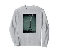 Torre Eiffel Fulmine Strike 1902 - Vintage NOAA Photo Art Felpa