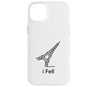 Torre Eiffel giftidea, divertente e minimalista sono caduto Custodia per iPhone 14 Plus