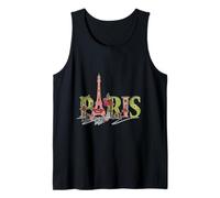Torre Eiffel,Love Paris,Hello Paris, Bonjour Paris Canotta