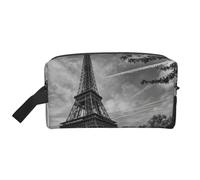Torre Eiffel modello stampato borsa organizer da viaggio, ad alta densità custodia con schiuma protettiva per elettronica