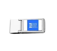 Torre Eiffel Parigi Francia Slim Money Clip Acciaio Holder Pocket Wallet
