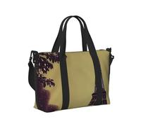 Torre Eiffel Parigi Stampa Donne Uomini Borsa a Mano da Viaggio per Pieghevole Borsa Portatile per Viaggi di Fine Settimana