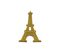 torre Eiffel Paris France - Toppe termoadesive Patch Toppa ricamate, misura: 6,2 x 8,9 cm