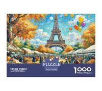 Torre Eiffel Puzzle 1000 Piezas Rompecabezas 70x50cm/1000pcs Regalos Para Adultos Y Niños Bellissimo paesaggio DIY Creative Intelectual Desafío