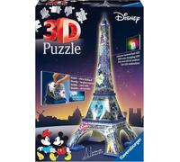 TORRE EIFFEL PUZZLE 3D Disney Special NIGHT EDITION Luci BIG 47cm Ravensburger