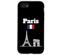 Torre Eiffel souvenir Parigi Arc De Triomphe bandiera Francia Custodia per iPhone SE (2020) / 7/8